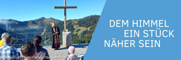 Berggottesdienst am Gipfelkreuz