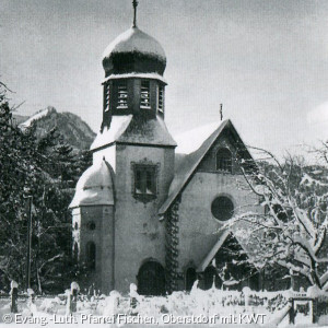 Christuskirche im Winter um 1906