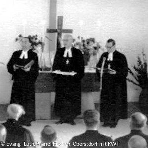 Gottesdienst zur Einweihung 1961